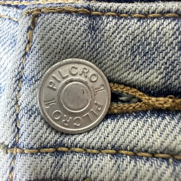 Pilcro By Anthropologie Slim Boyfriend Jeans Distressed Light Wash Size 28 - Picture 8 of 14